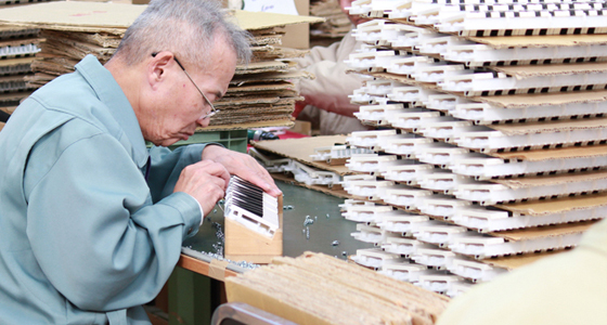 障害者支援施設での風景