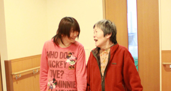 特別養護老人ホームでの風景