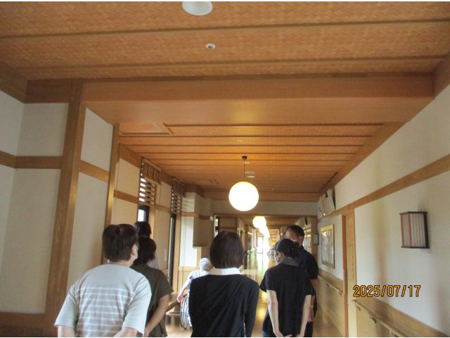 施設見学～浴室のにおいが気にならない！との言葉をいただきました