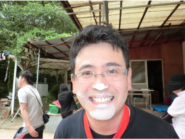 あめ取りの勇姿です