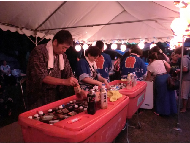 屋台は大忙し！