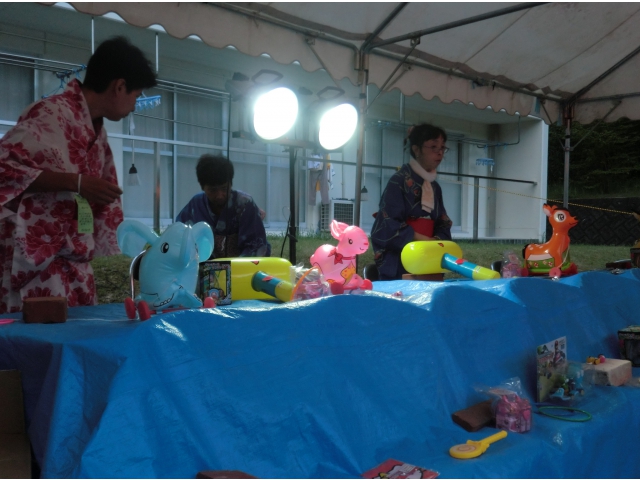 輪投げの景品は何かな？