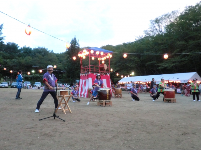 大迫力のさくら太鼓！