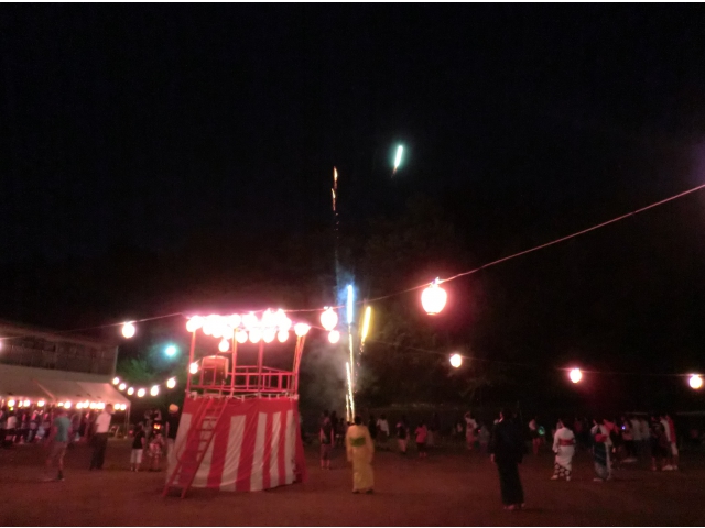 最後は花火で締める！