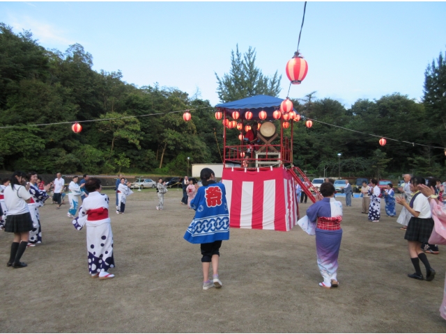 盛り上がった盆踊り！