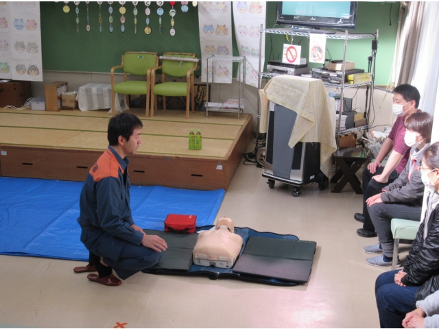 心肺蘇生法の説明