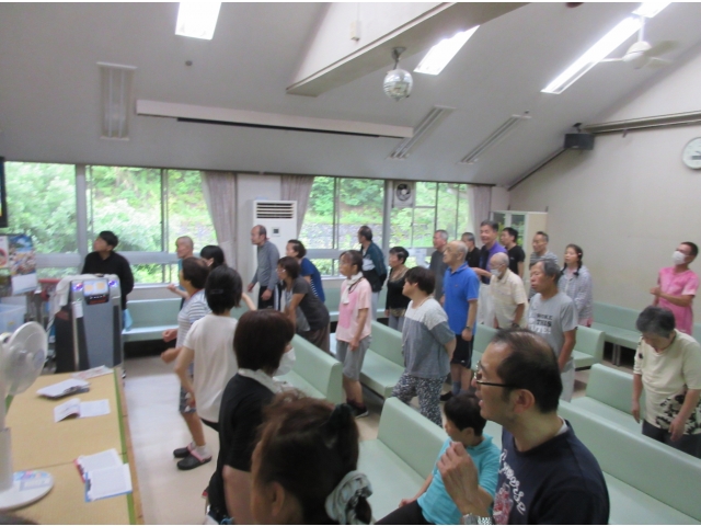 大きな声も出ていました！