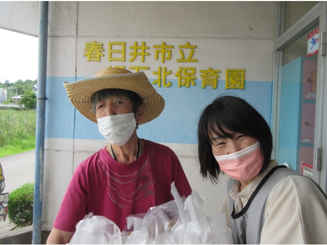 ホクホク笑顔ですね