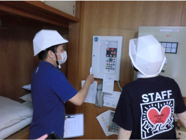 報知器の確認！！