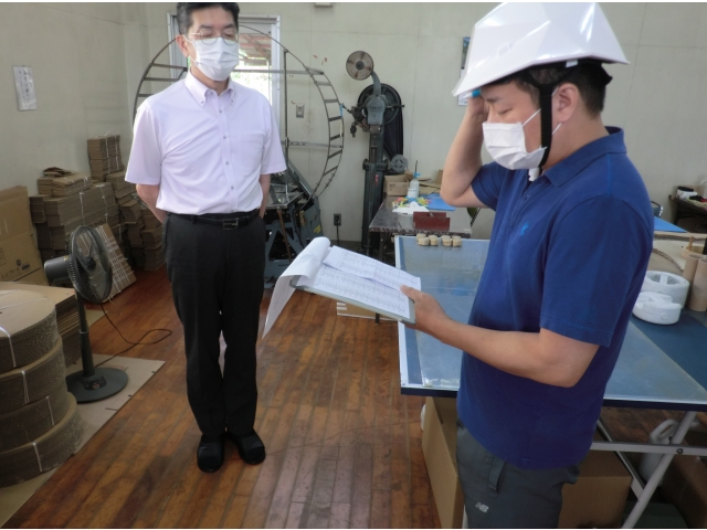 避難状況の報告