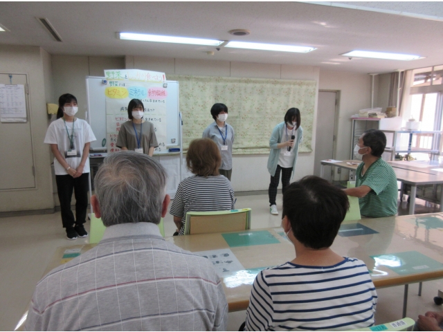 椙山女学園の教育実習生さんも一緒に