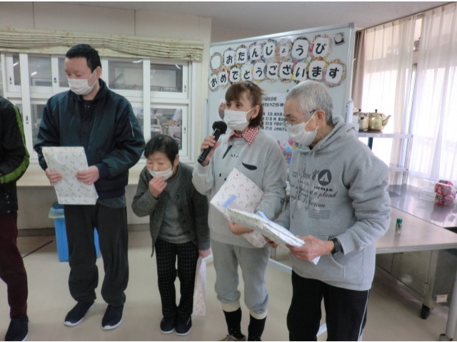 皆さんにお礼を伝えます