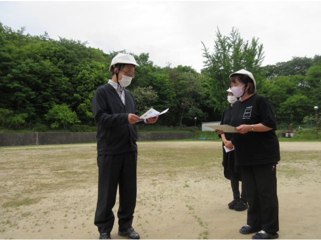 避難完了しました！