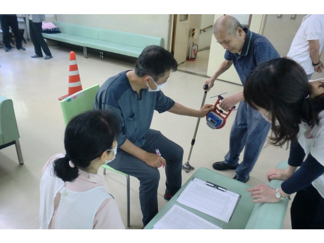 学校で測って以来でしょうか？なつかしいですね