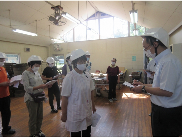 自衛防災隊編成！