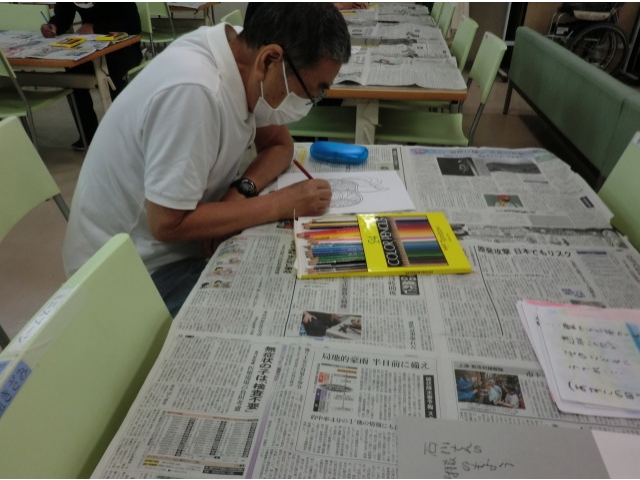 真剣な様子です。