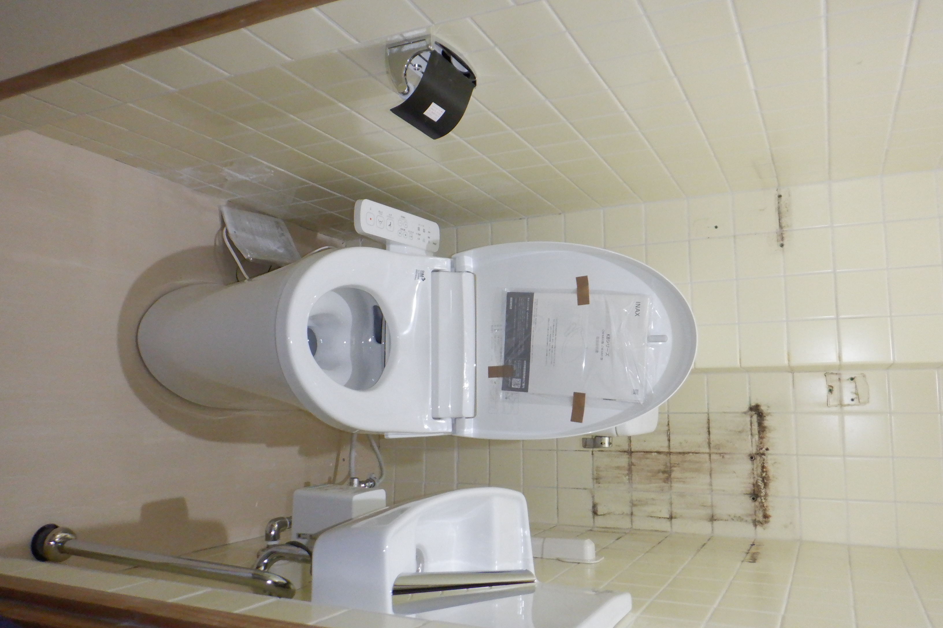 待ち焦がれた洋式便座です。