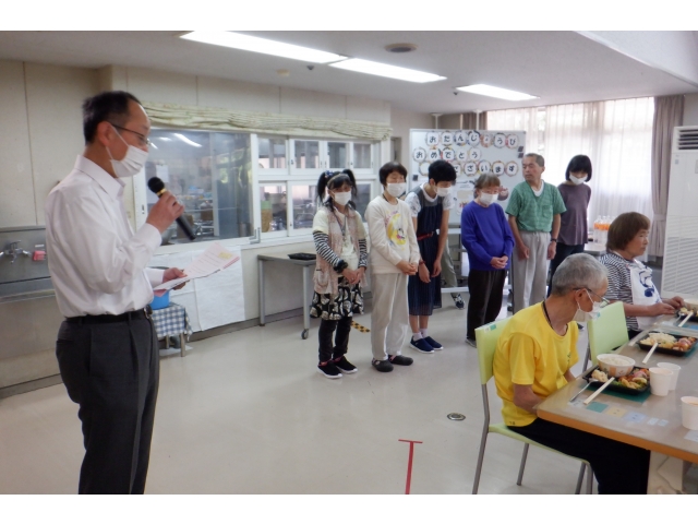 寮長からあいさつ