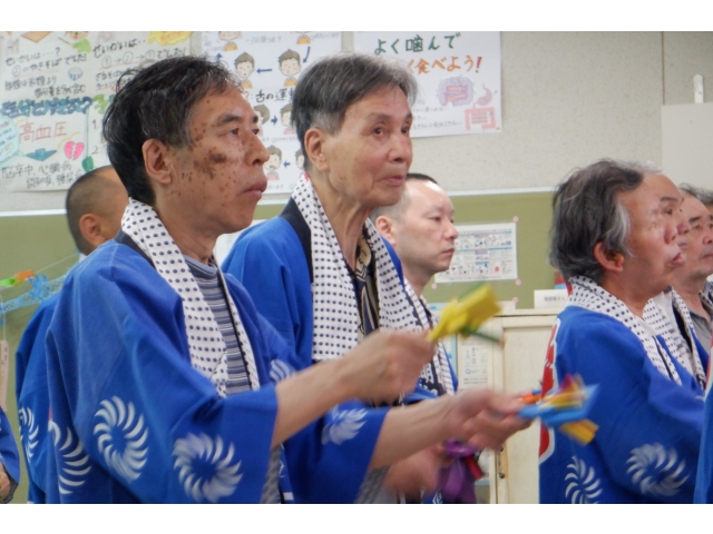 ハッピに豆しぼりすてき♡