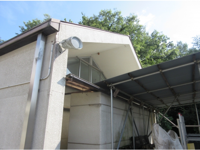 屋根下にいます・・・