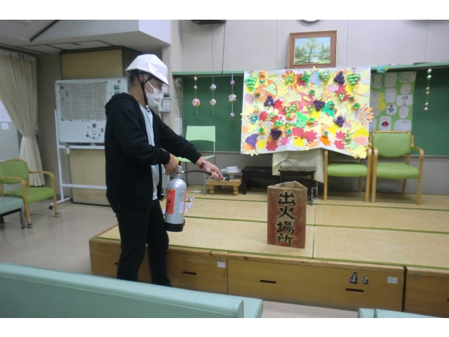 集会室で火事です！