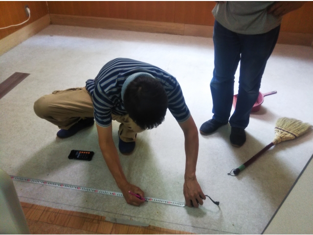 はがし中・・・