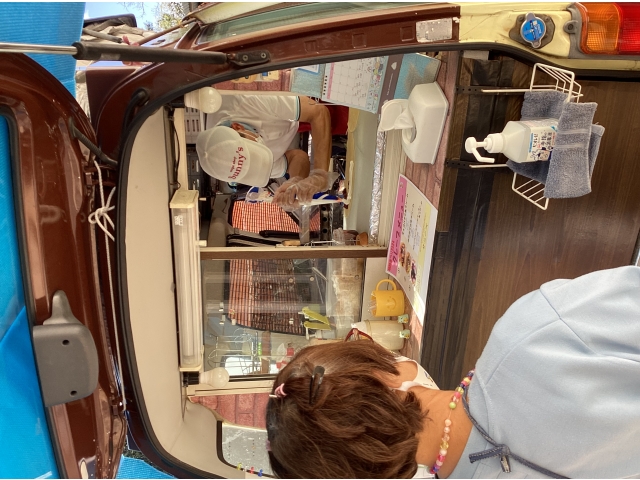 締めはクレープです😳