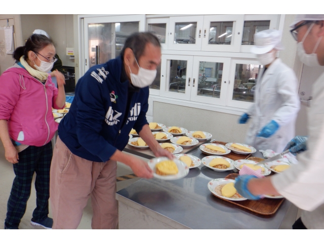 厨房さんに協力してもらいました🌞