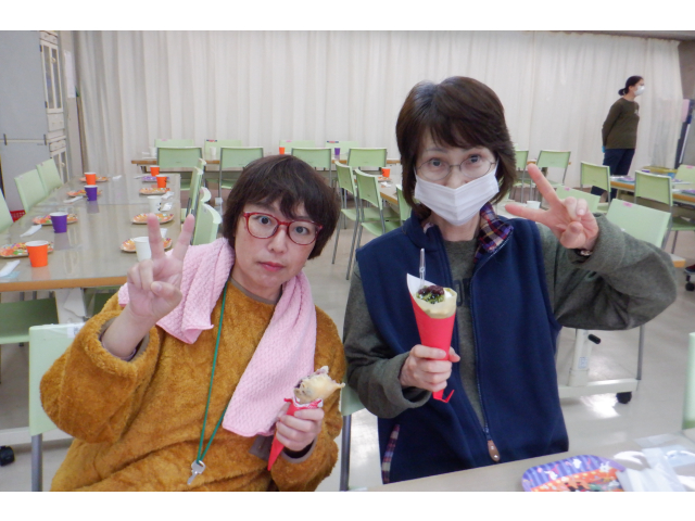 クレープ最高～⭐