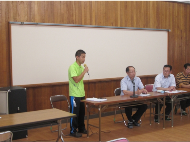 夏祭りの案内もしました。