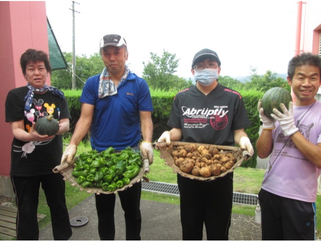 野菜も豊作です。