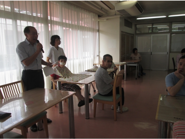 所長のあいさつです。