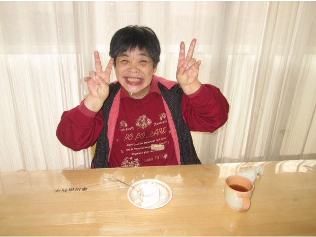 ケーキと紅茶も美味しかったよ（8分音符）