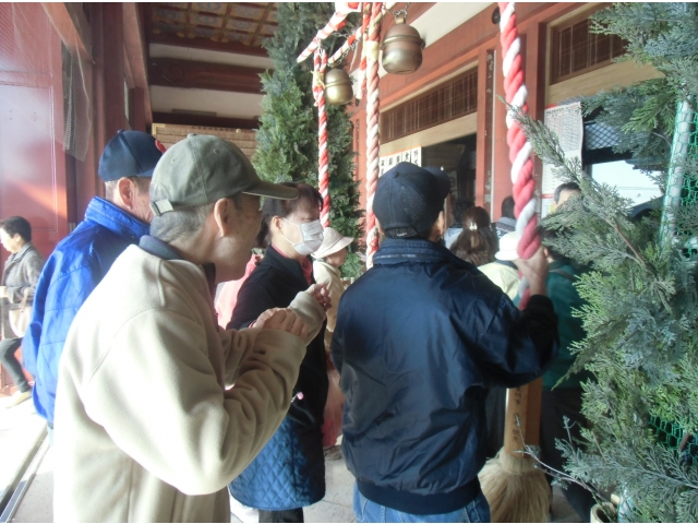 お詣りもしっかりと。