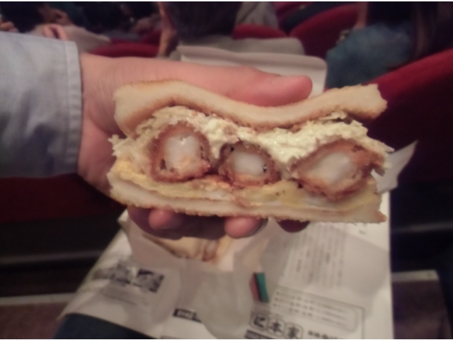 大きなエビがなんと3本！