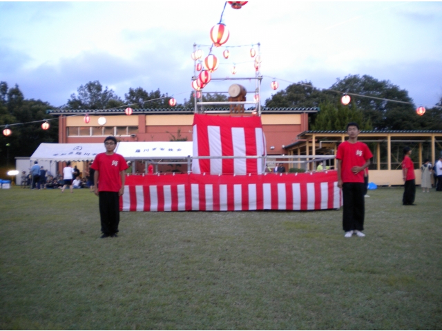 よさこいの披露です。