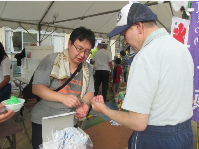 「かき氷ください」自分で買えました