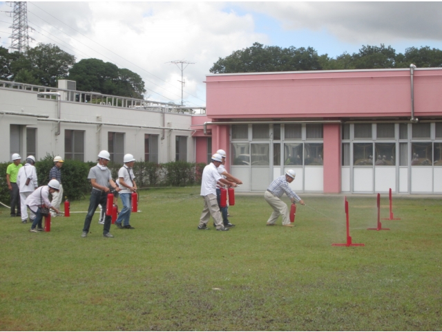 消火訓練も行いました
