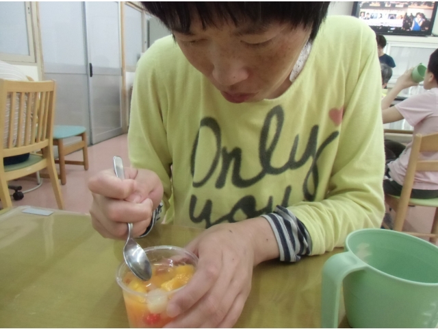 「おいしいよ！」