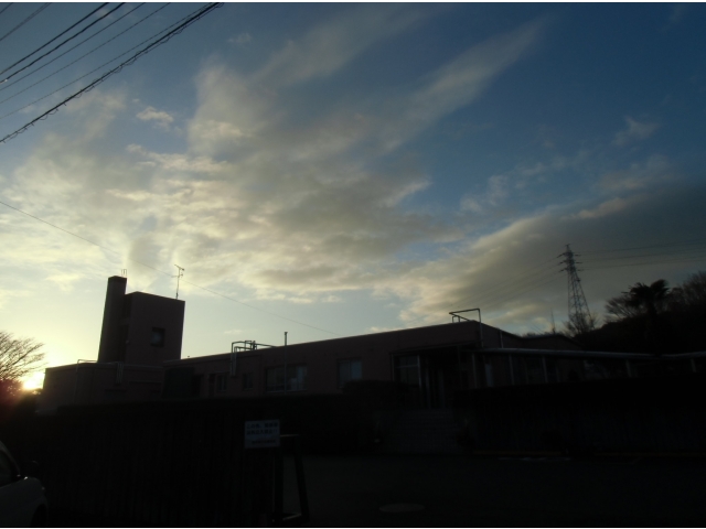 藤川の里と初日の出