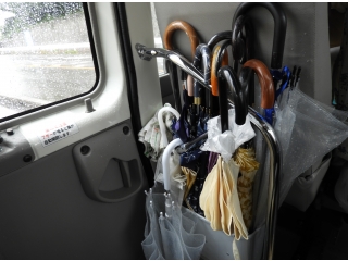 傘はお間違えの無いように