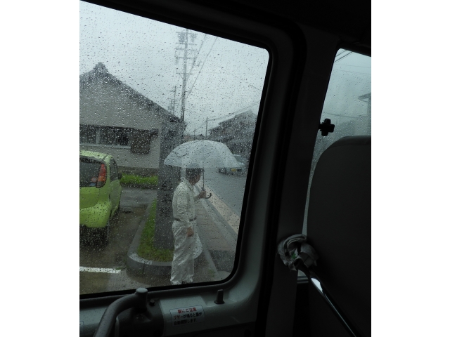 福祉委員会の方にお見送りいただき……感謝！