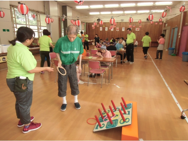 わなげ成功させたい