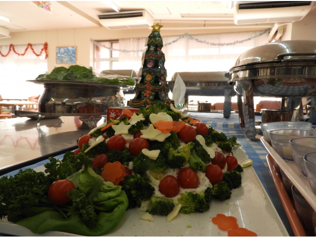 ツリー型ポテトサラダ♪