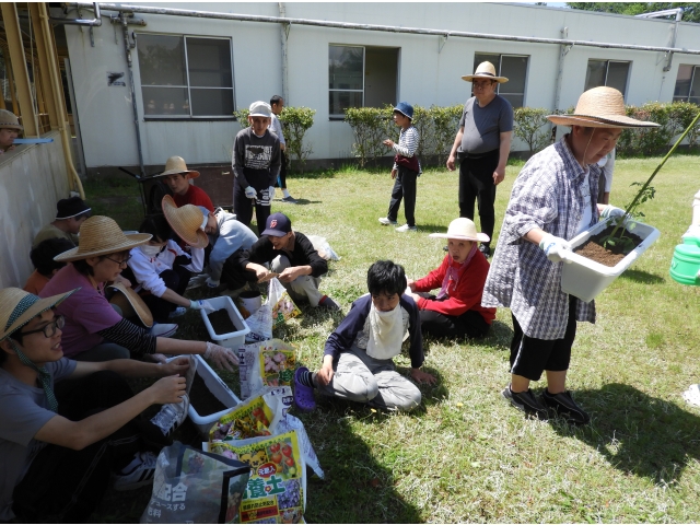 日陰でひと休み