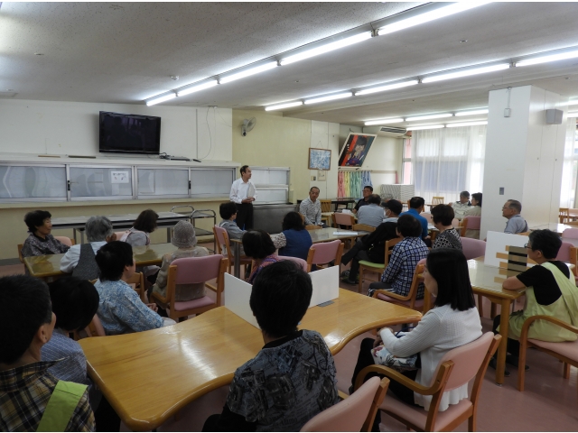 次長より環境整備についての説明です。