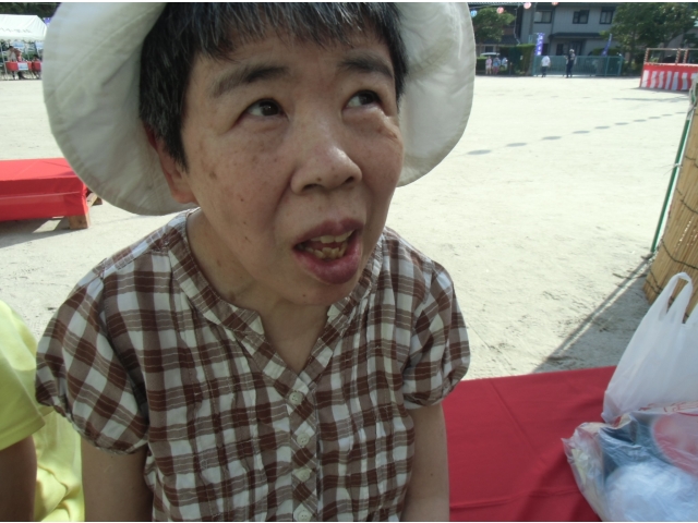 帽子も被って暑さ対策ばっちり！