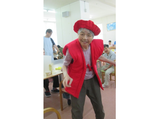 ちゃんちゃんこがよくお似合いですね！