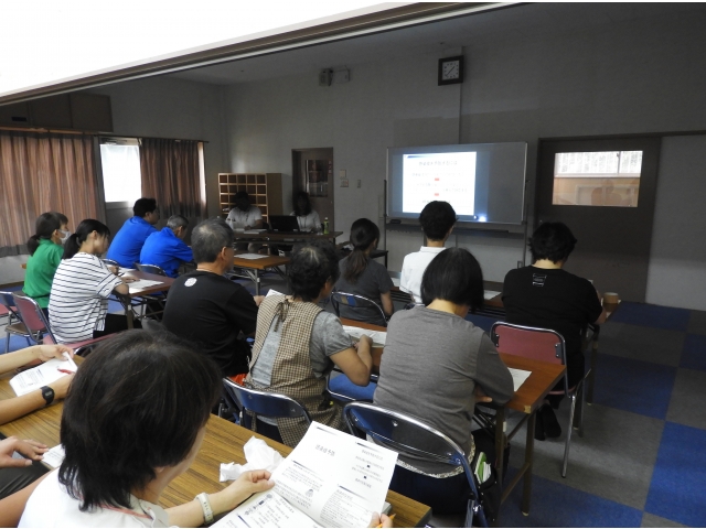 感染症の予防について講義をしていただきました