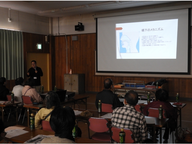 野田様の嚥下機能についての講義です